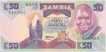 Zambia 1986-1988. 50K T:I Zambia 1986-1988. 50 Kwacha C:UNC