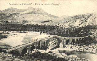 Shkoder, Shkodra; Pont de Messi / bridge (EB)