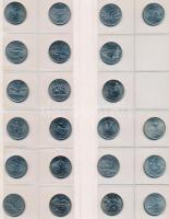 Amerikai Egyesült Államok 1965-1993. 1/4$ "Washington Quarter" (40x) + 1999-2008. 1/4$ &qu...