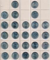 Amerikai Egyesült Államok 1965-1993. 1/4$ "Washington Quarter" (40x) + 1999-2008. 1/4$ &qu...