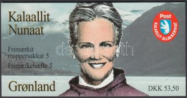 Queen Margrethe - butterflies stamp booklet, Margit királynő - lepkék bélyegfüzet