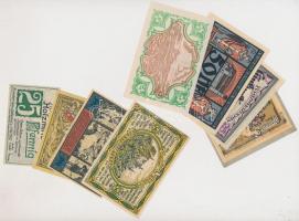 Németország / Weimari Köztársaság 1920-1922. 8db városi szükségpénz T:I,I-
Germany / Weimar Republic...