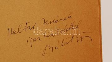 Bálint György: Jégtáblák Könyvek Koldusok. Bp., é.n., Atheneum. Heltai Jenőnek dedikált példány!Papí...