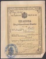 1900 Karlovac, Régi személyi igazolvány (Legitimationskarte) / ID