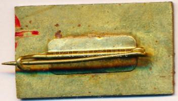 1969. "Budapest 1969. VII. Szakszervezeti Világkongresszus - FSM" zománcozott fém jelvény ...