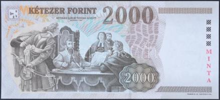 2005. 2000Ft piros "MINTA" felülnyomással, "CA 0000144" sorozat- és sorszámmal T...