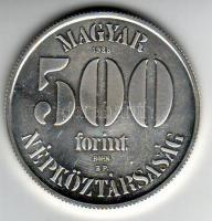 1988. 500Ft Ag "Labdarugó EB" T:BU