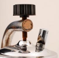 Nagyméretű régi elektromos kávéfőző, kábel nélkül, m: 33 cm