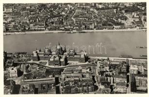 Budapest V. Országház; a m. kir. Állami Térképészet légifelvétele