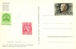 Budapest V. Országház; a m. kir. Állami Térképészet légifelvétele