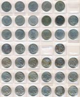 Amerikai Egyesült Államok 1883-1912. 5c Cu-Ni "Liberty" (20x) + 1913-1930. 5c Cu-Ni "...