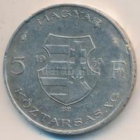 1946. 5Ft Ag "vastag Kossuth" T:2- Adamo F8