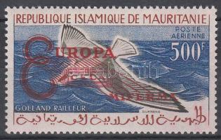 Economic cooperation stamp with red overprint, Gazdasági együttműködés bélyeg vörös felülnyomással