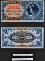 1945-1946. 50P-100.000.000BP (40x) + "MNB" bélyegek (3x négyes ívben) gyűjtemény egyedi al...