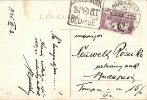 Budapest - 16 db háború előtti városképes lap / 16 mixed town-view postcards