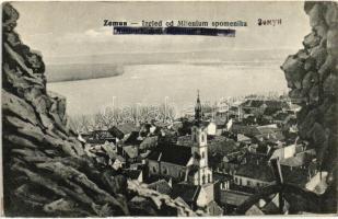 Zimony, Zemun; Izgled od Milenium spomenika; Verlag A. Stepner / view from the lookout