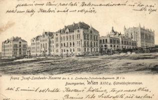 Vienna, Wien XIV. Baumgarten, Franz Josef Landwehr Kaserne / barrack (EK)