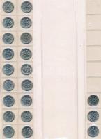 Amerikai Egyesült Államok ~360db-os vegyes fémpénz gyűjtemény, főleg cent, dime érmék, néhány quarte...