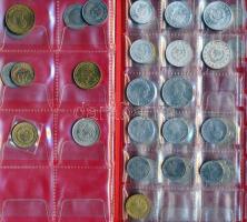 Albánia 40db-os fémpénz gyűjtemény érmetartó albumban T:vegyes
Albania 40pcs of mixed coins in colle...
