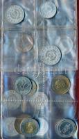 Albánia 40db-os fémpénz gyűjtemény érmetartó albumban T:vegyes
Albania 40pcs of mixed coins in colle...