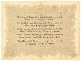 1848. 10Ft "Kossuth bankó" fordított hátlapi alapnyomat T:III
Hungary 1848. 10 Forint reve...