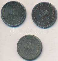 1916-1918KB 2f Fe (3xklf) teljes sor T:2,2-
Adamo K2.1