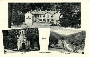 Kassa-Bankófüred, Hotel Bankó, Kápolna, Csermely völgy / hotel, chapel, valley (EK)