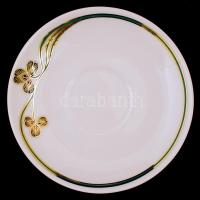 Zsolnay, Halina Nyár kollekciója, 2 személyes teás készlet, kézzel festett, jelzett, hibátlan, erede...