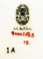 Zsolnay, Halina Nyár kollekciója, 2 személyes teás készlet, kézzel festett, jelzett, hibátlan, erede...