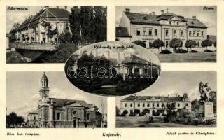 Kapuvár, Rába-palota, Községháza, Zárda, várkastély (EB)