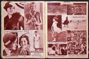 1932 A Pesti Napló képes műmellékletei egybekötve. Gerinc, fedőlap hiányzik