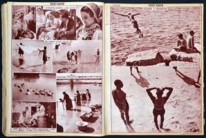 1932 A Pesti Napló képes műmellékletei egybekötve. Gerinc, fedőlap hiányzik