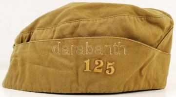 Cserkész sapka "Hungária" sapkajelvénnyel, azonosító számmal