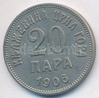 Montenegró 1906. 20p Ni T:2 Montenegro 1906. 20 Para Ni C:XF Krause KM#4