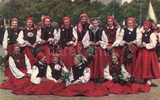 Tautas terpi / Latvian folklore from Nicas IX Song Festival (EK)