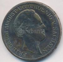Német Államok/Szászország-Albertine 1839G Tallér Ag "II. Frigyes Ágost" (19,45g) T:2- ütés...