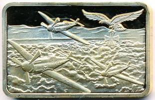 Németország DN "Német Légierő 1935" aranyozott fém emlékérem (44mm) T:PP
Germany ND "...