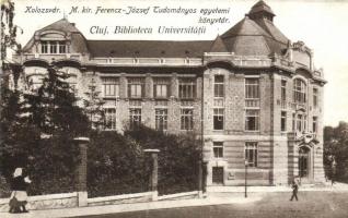 Kolozsvár, Ferenc József Tudományos Egyetemi könyvtár / university library (fl)