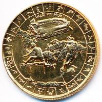 Bognár György (1944-) 1991. "MÉE - Ferencvárosi Torna Club FTC II." fényezett Br emlékérem...