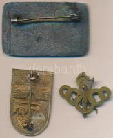 3db klf fém jelvény, közte 1964. "Tokyo 1964" fém olimpiai jelvény, DN Br olimpiai jelvény...