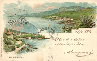 1899 Abbazia, Bad Tomascevaz / spa litho (EK)