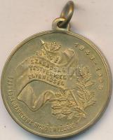 1898. "Szabadságharczunk dicső emlékére" Br emlékérem (30mm) T:2
