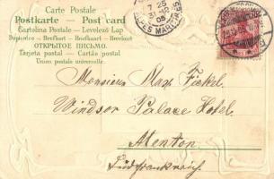 New Year Emb. litho, calendar (EB)