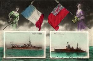 Victor Hugo HMS Inflexible battleship, navy propaganda