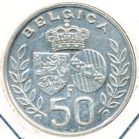 Belgium 1960. 50Fr Ag "Baldvin király és Fabiola" T:2 Belgium 1960. 50 Francs Ag "Baldvin and Fabiola marriage" C:XF