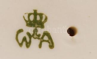 Wagner Apel Bertram szerelmes pár, kézzel festett, jelzett, hibátlan, m:7,5 cm, h:7 cm