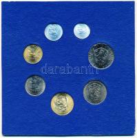 Csehszlovákia 1989. 5H-5K (7xklf) forgalmi sor papírtokban T:1
Czechoslovakia 1989. 5 Haleru - 5 Kor...