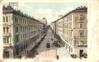 Fiume, Hauptstrasse / street, tram (b)