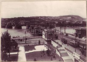 1940-1950 19 db Budapest I.-II. kerület fotó albumban