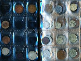Ciprus 52db vegyes fémpénz albumba rendezve T:vegyes
Cyprus 52pcs of mixed coins in album C:mixed